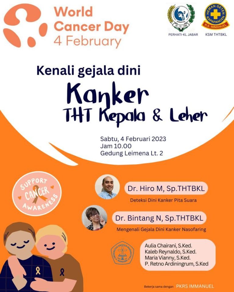 Penyuluhan Kesehatan Dalam Rangka World Cancer Day 2023, PERHATI-BKL Cabang Jawa Barat