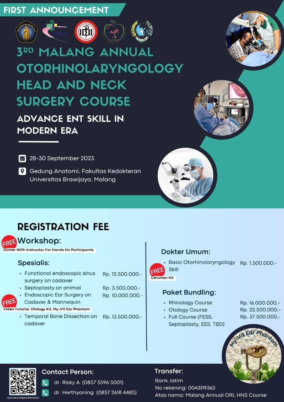 3rd Malang ORL HNS Course 2023