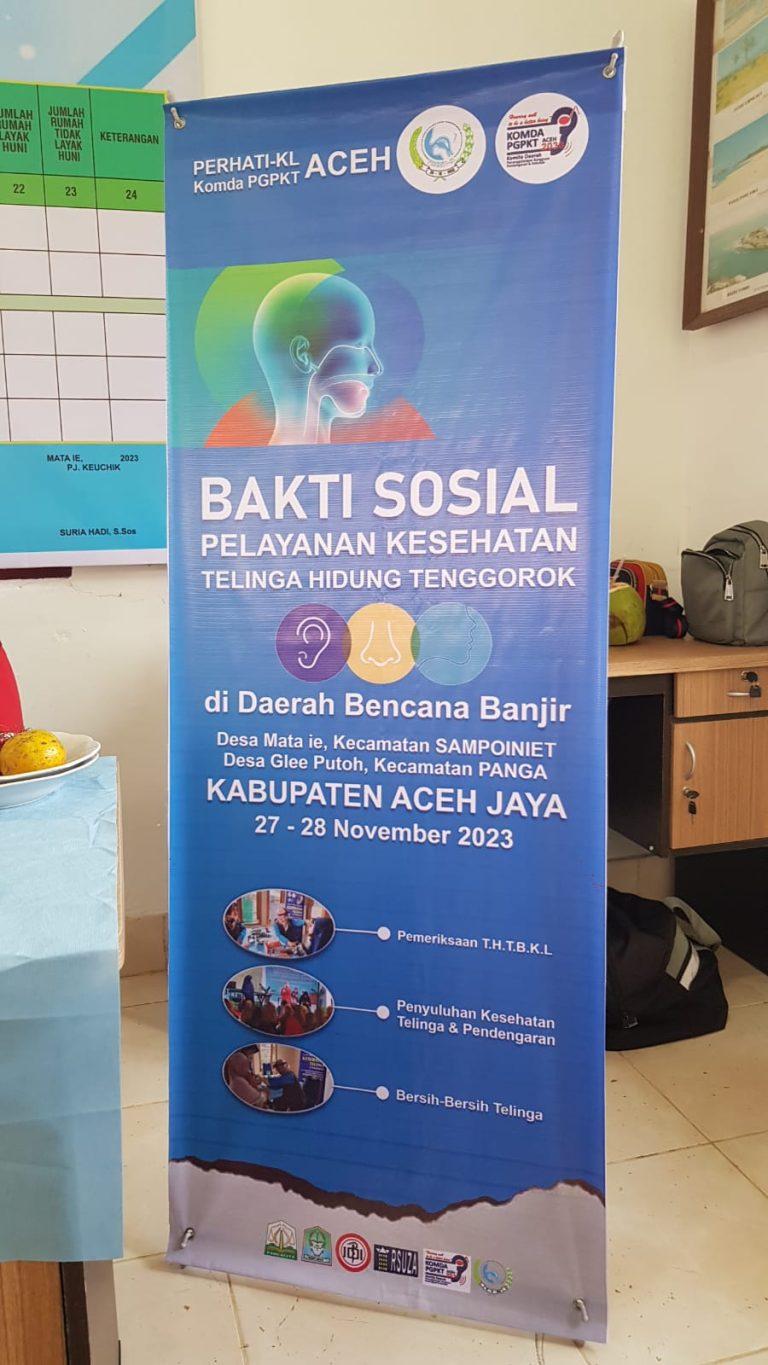 Pengabdian Masyarakat dan Bakti Sosial Kesehatan Telinga dan Pendengaran Perhati Aceh