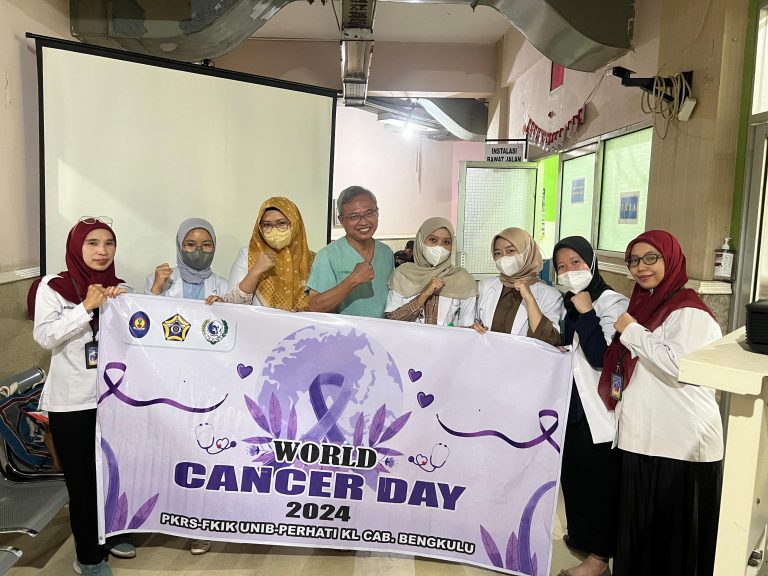 Kegiatan PERHATI-KL Cabang Bengkulu dalam rangka World Cancer Day 4 Februari 2024 “Close The Care Gap”