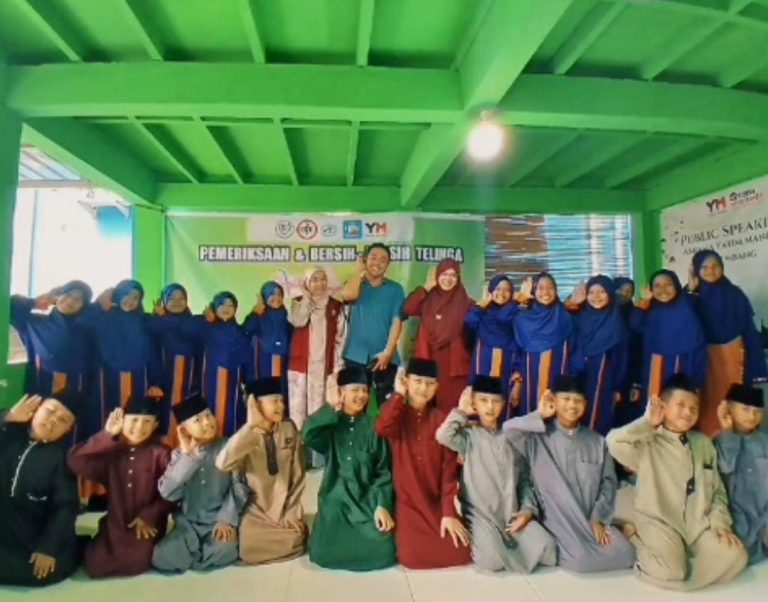 Bakti Sosial Kesehatan, dan Bersih-bersih telinga dan pembagian santuan untuk anak yatim dalam rangka “WORLD HEARING DAY 2026”