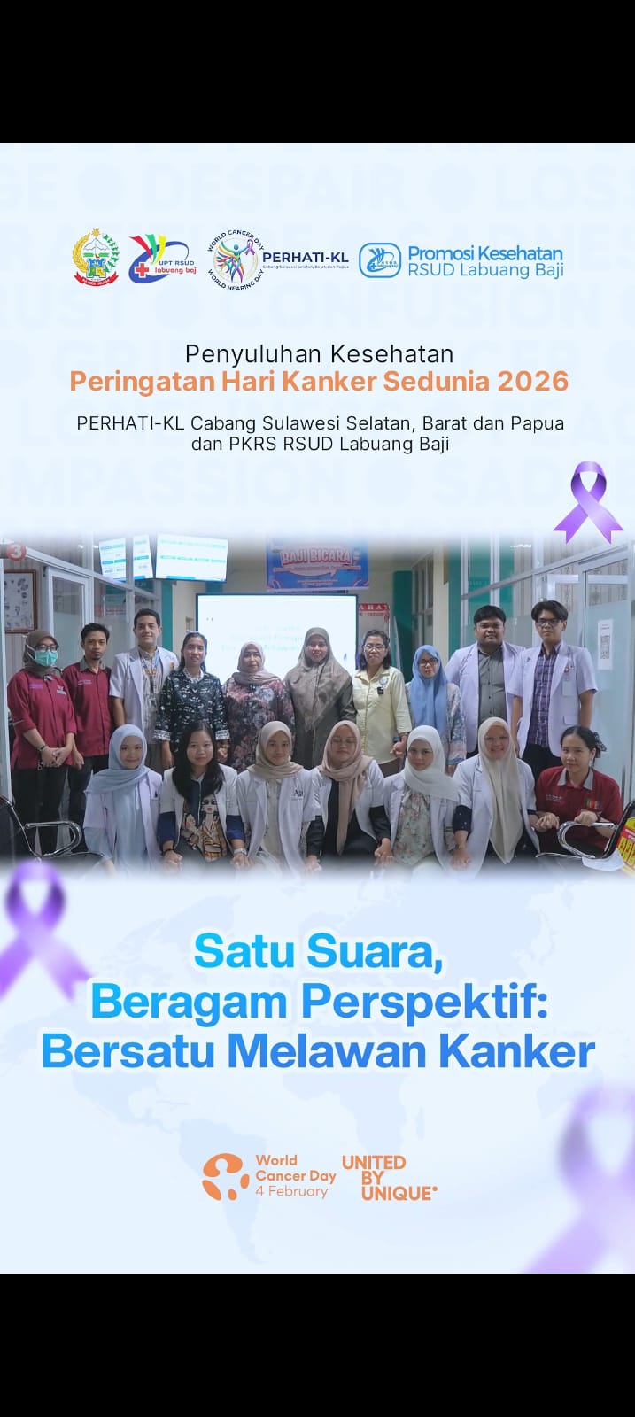 Penyuluhan Kesehatan dalam rangka World Cancer Day 2026