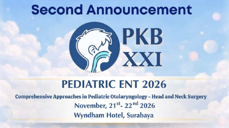 SECOND ANNOUNCEMENT — PKB XXI PEDIATRIC ENT 2026